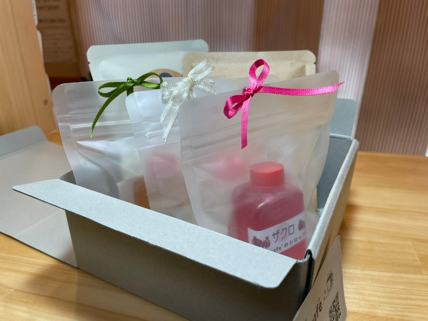 プレゼント用ボックスセットです